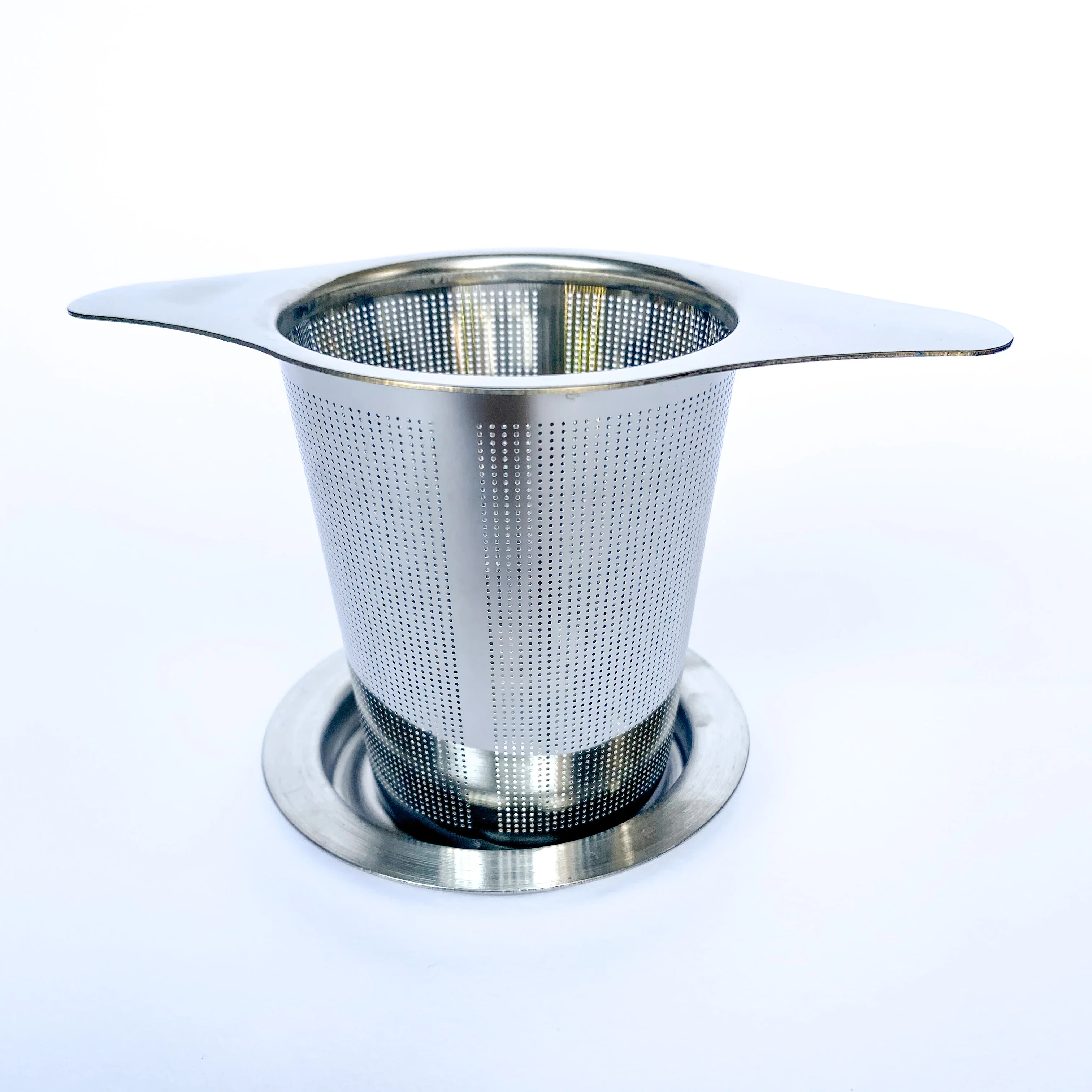 Theefilter met onderzetter